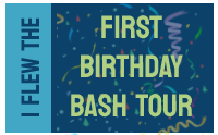 For completing the Tour: Alaska 1st Birthday Bash.
