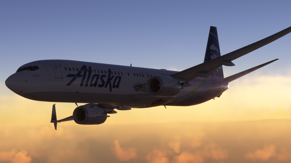AlaskaVA community flight photo